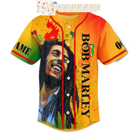 Discover Bob Marley One Man One Message One Legend Personalized Baseball Jersey