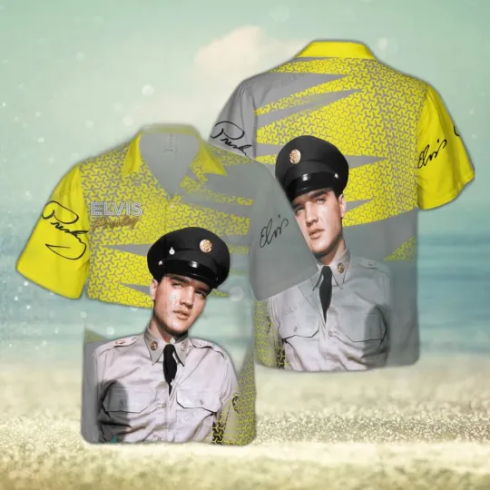 Discover Elvis Presley Hawaiian 3D Shirt  Gift Beach Shirt