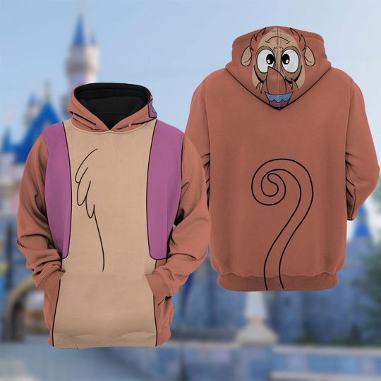 Discover Disneyyy Abu Monkey 3D Hoodie , Aladdinn Movie All Over Print Hoodie Jogger Set