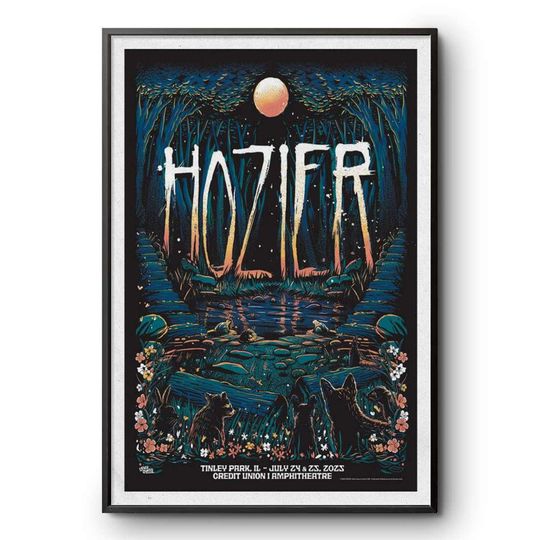 Discover Hozier Show Tinley Park, IL 25 July 2025 Poster-Portrait - Poster