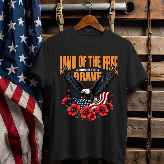 Discover Land of the Free, Home of the Brave T-Shirt