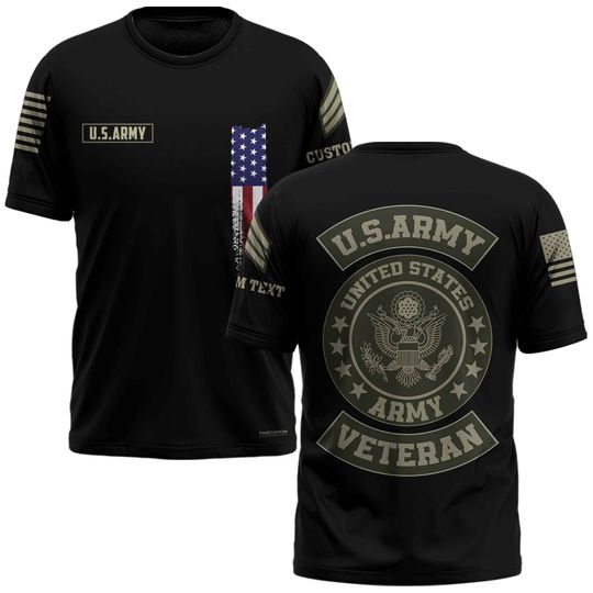 Discover Customized United States Military Branches Veterans T-Shirt