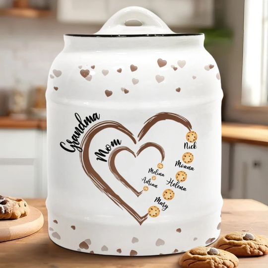 Discover Mom's Grandma's Little Cookies - Personalized Cookie Jar
