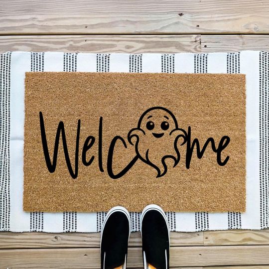 Discover Halloween Welcome Doormat, Halloween Doormat