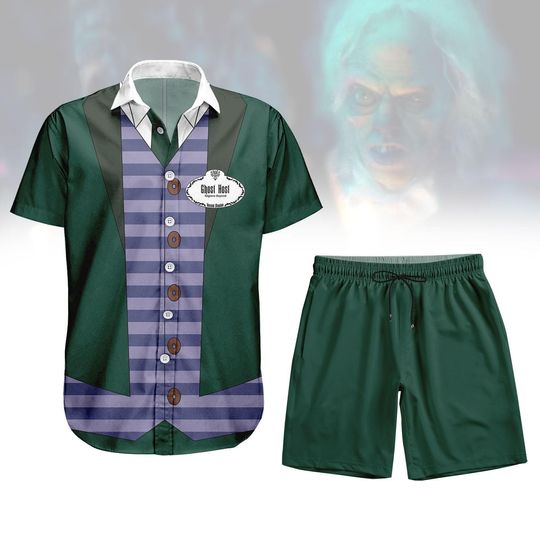 Discover Hauntedd Mansionn Hawaiian Shirt, Disneyyy Halloween Ghost Host