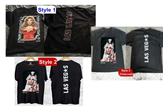 Discover Las Vegas Merch Beyonce Cowboy Carter Tour 2025 T-Shirt reprint