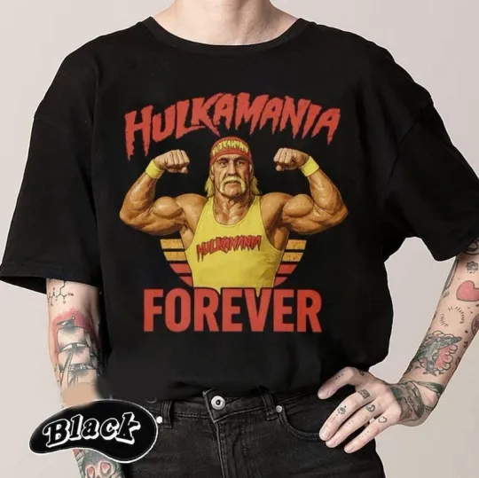Discover Hulkamania Forever Retro Shirt, Hulk Hogan Rest In Peace Brother Vintage T-Shirt