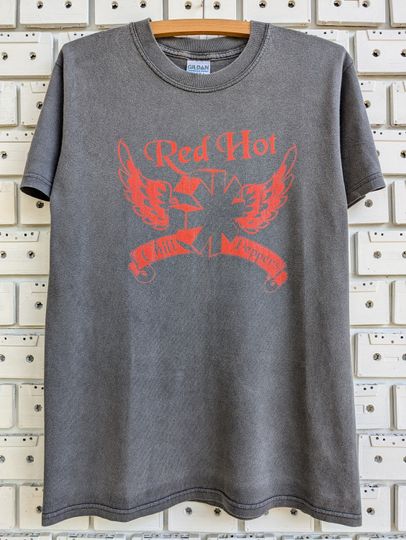 Discover Vintage 2004 Red Hot Chili Peppers T-Shirt RHCP Roll On The Red Tour Alternative Funk Rock Band Merch Tee Size S