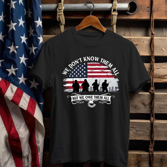Discover We Don’t Know Them All But We Owe Them All T-Shirt