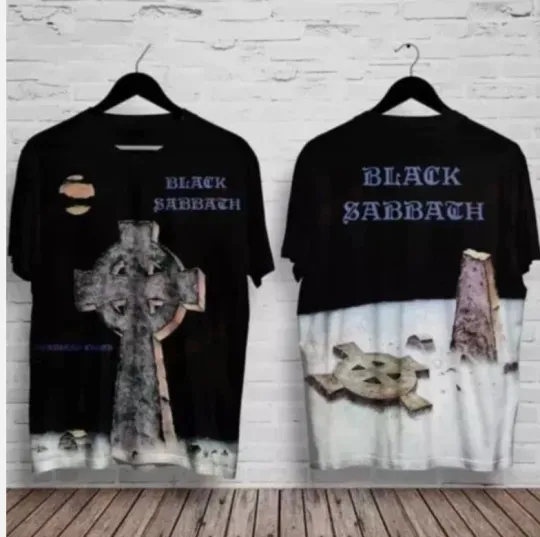 Discover Beautiful Black-Sabbath Headless Cross 3D All Over Print Shirt