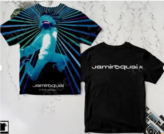 Discover Jamiroquai A Funk Odyssey Album Cover AOP 3D T-Shirt