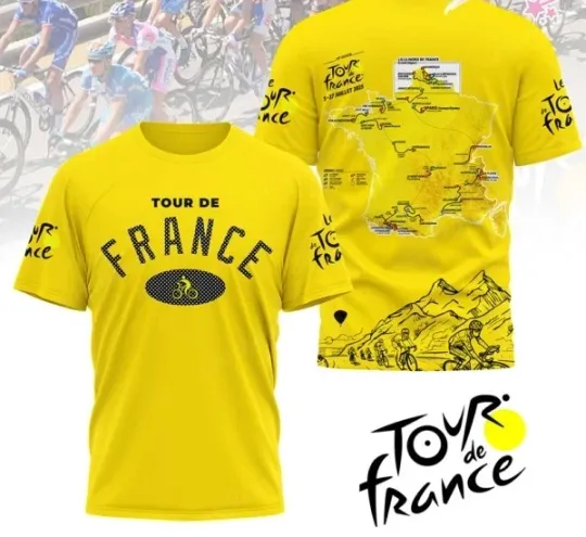 Discover New Tour De France 2025 3D Shirt Gift for All size S-5XL SG2307