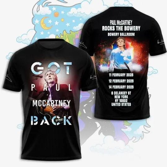 Discover GOT P mccartney Back 3D T-Shirt