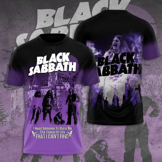Discover Black Sabbath Vol 4 3D T-shirt