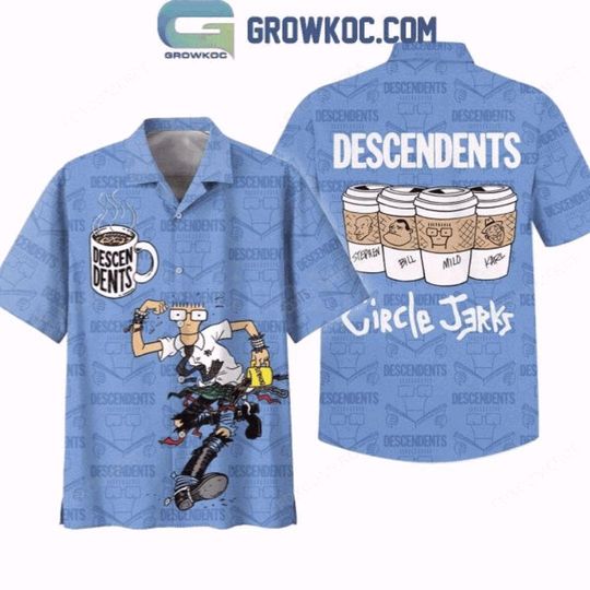 Discover Descendents Circle Jerks Coffee Hawaiian Shirt P