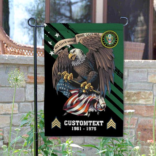 Discover Customized US Veteran Flag