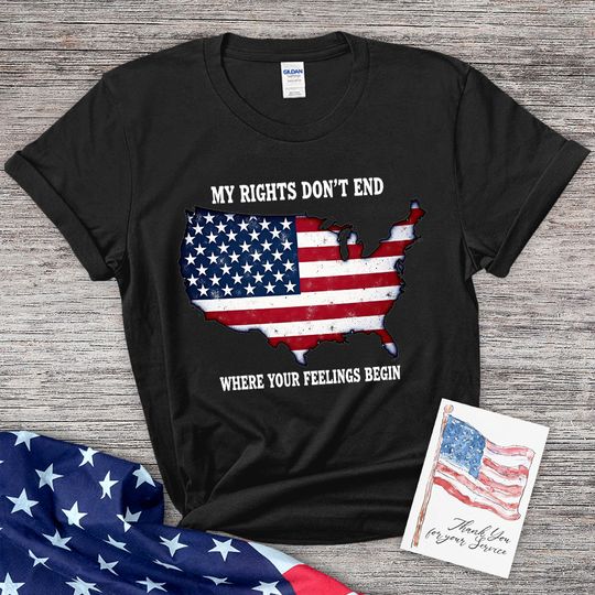 Discover My Rights Don’t End Where Your Feelings Begin T-Shirt
