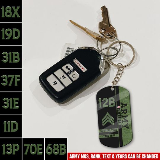 Discover Customized US Veteran Acrylic keychains