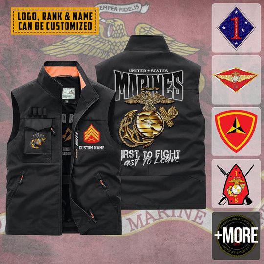 Discover Customized US Marine Corps Battalions Vest