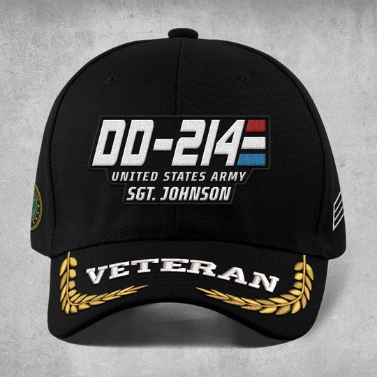 Discover Customized DD-214 For US Veteran Embroidered Baseball Caps