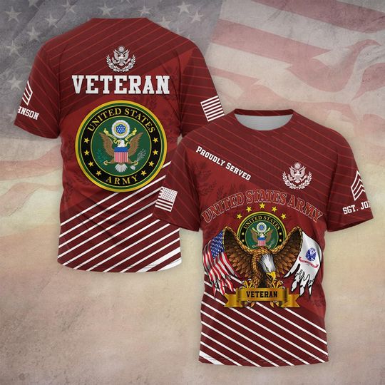 Discover Customized US Veteran Proudly Served