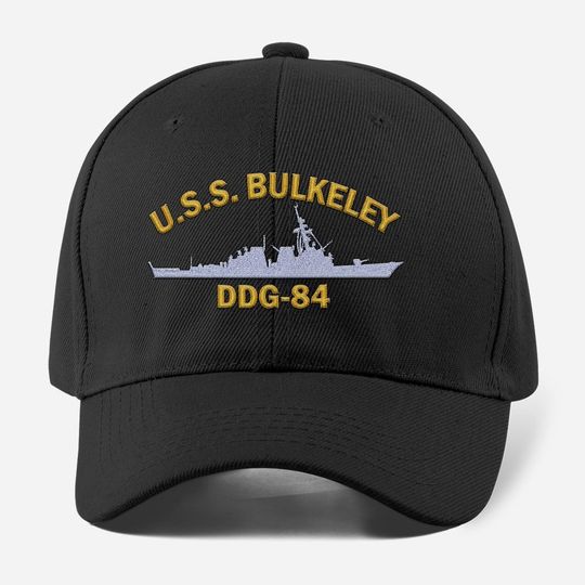 Discover Customized U.S Veteran Navy Ships Embroidered Baseball Caps