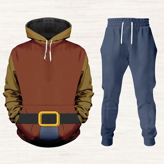 Discover Happy Dwarf Cosplay Hoodies Jogger, Halloween Disneyyy Dwarf Costume, Funny Cartoon Sweatpants, Halloween Party 2025 Costume For Him