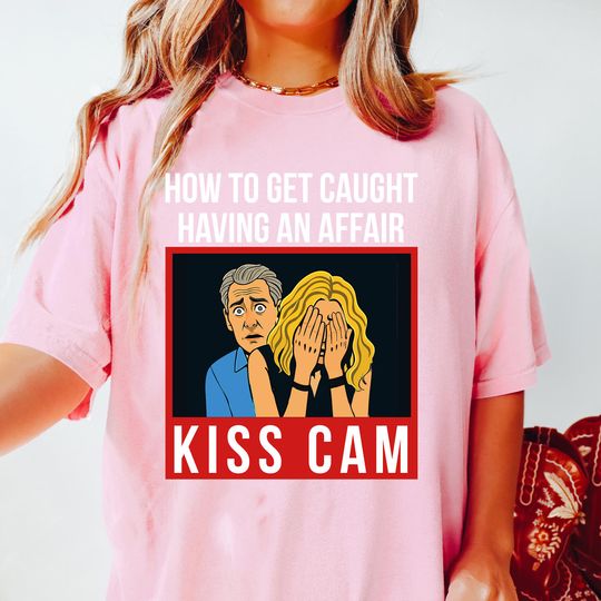 Discover Coldplays Kiss Cam Caught Cheating Shirt, Viral Concert Affair Meme Shirts, Funny Music Tour Graphic Tee, CEO Meme T-shirt, Comfort Colors