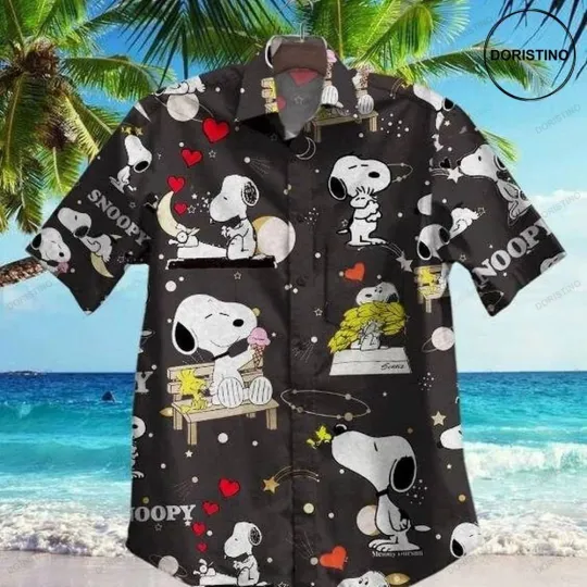 Discover Snoopy Summer Time 4 Autumn Fashion Travel Sport Going To School Hawaiian Shirt