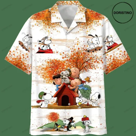 Discover Snoopy Autumn Time 020803 Autumn Fashion Travel Sport Going To School Hawaiian S