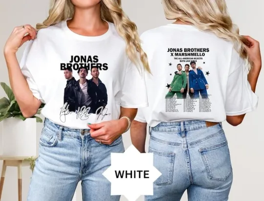 Discover Jonas Brothers Shirt, Jonas Brother Merch, Retro Jonas Brothers Tour Shirt, Jona