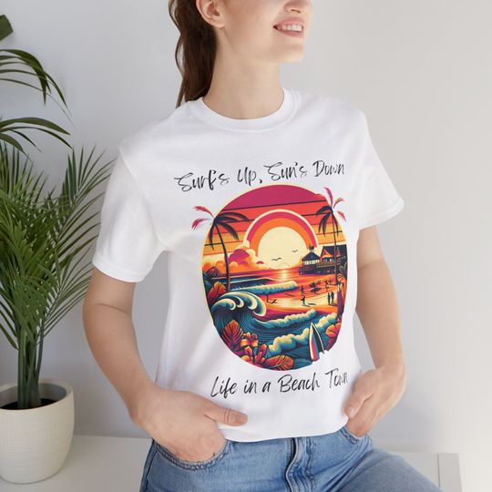 Discover Jimmy Buffett Tshirt Delaney Talks To Statues T-shirt Beach Lyrics Surf's Up Shirt