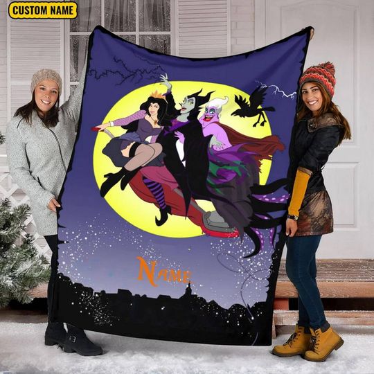 Discover Disneyyy Villains Fleece Blanket,Villains Character Blanket