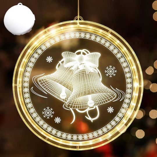 Discover DAZZTIME Christmas Window Decorative Lights Hanging Lamp