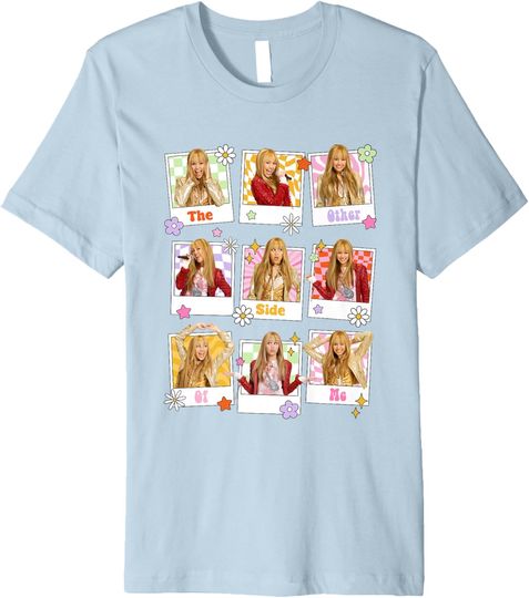 Discover Disneyyy Hannahh Montana Iconic Hannah's Polaroids Chest Poster Premium T-Shirt