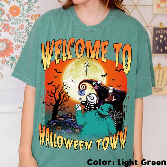 Discover Jackk Skellingtonn Oogiee Boogiee Welcome to Halloween Town T-shirt,