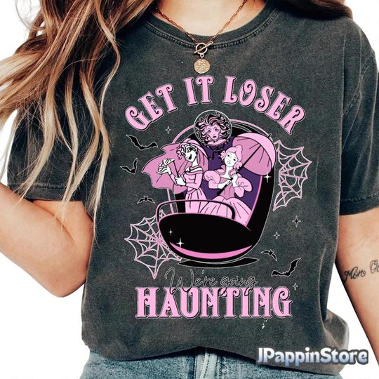 Discover Get It Loser We're Going Haunting Shirt, Funny Hauntedd Mansionn