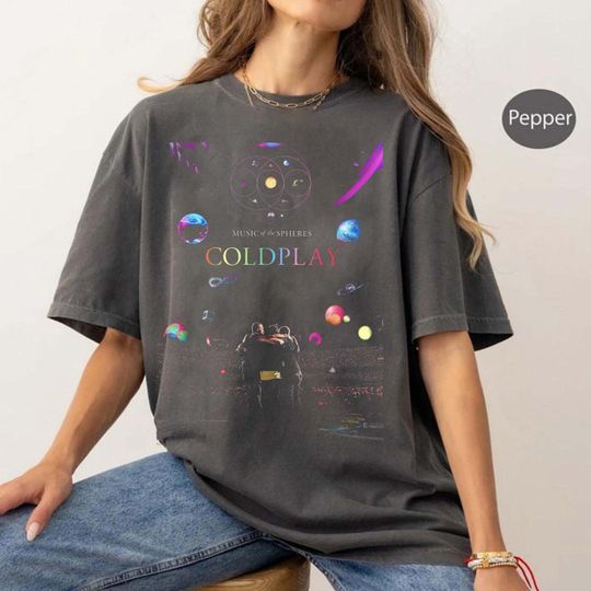 Discover Coldplay Music Spheres Tour T-Shirt, Moonlight Graphic Tee