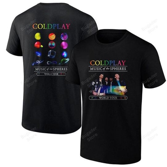 Discover Coldplay Music Of The Spheres World Tour Shirt
