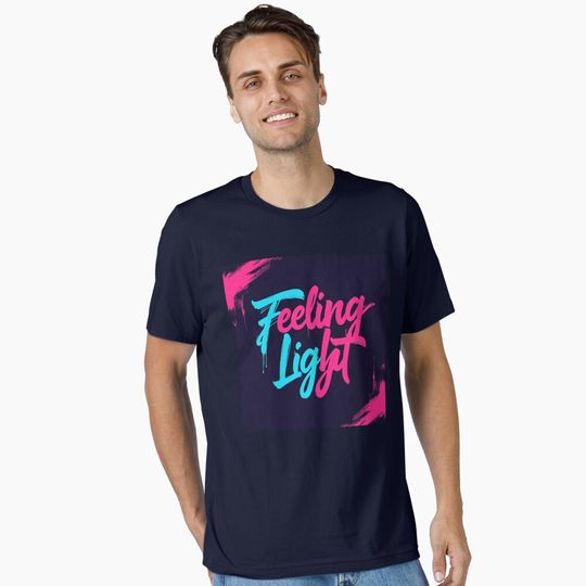 Discover Feeling Light – Neon Graffiti Vibes Essential T-Shirt