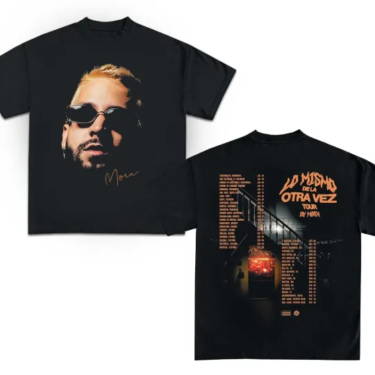 Discover Mora Lo Mismo De La Otra Vez Tour Dates 2025 Unisex T-Shirt