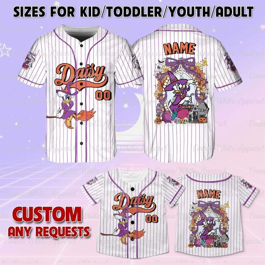 Discover Mickeyy And Friends Daisy Coquette Bow Halloween Jersey, Disneyyy Daisy Magical Mirror Bow Shirt, Disneyyy Mickeyy's Not So Scary Party Shirt