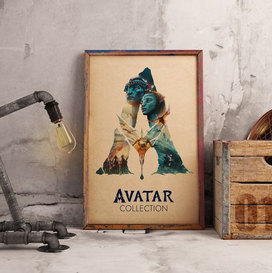 Discover Avatars Movie Poster, The Way of The Water Wall Art, Cinema Room Decor