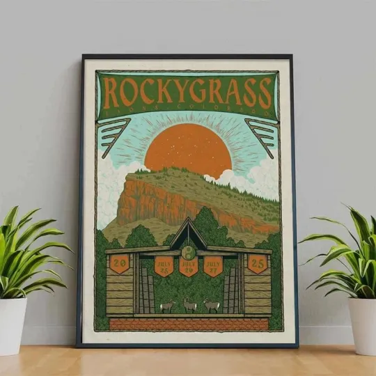 Discover Rockygrass Lyons Tour On Jul 25-27 2025 Poster