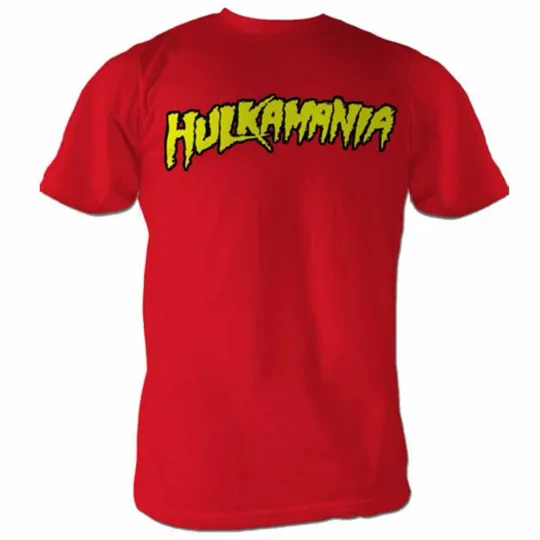 Discover Unisex Wrestling Entertainment Hulk Hogan Hulkamania Logo Replica Halloween Cosplay Costume T-Shirt