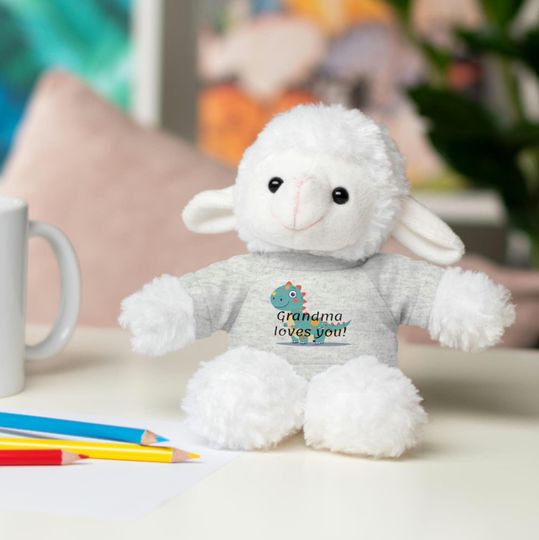 Discover Stuffed Animal with Tee - Gift for Grandma, Cuddly Plush Toy