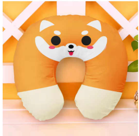 Discover Cartoon Dog shiba U-Shaped Travel Neck Pillows