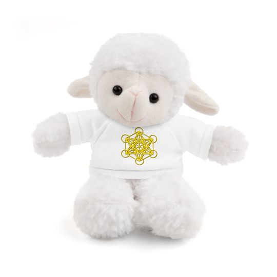 Discover Golden Metatron's Cube on Stuffed Animals with Tee