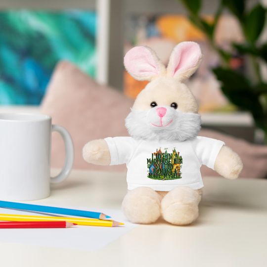 Discover Plushie with Sarcastic Tee "I Live in a Mad House Run by Tiny Humans I Made Myself"