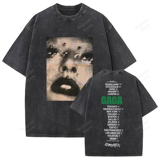 Discover Ld ga Tour Shirt, 2025 Mayhem Album Graphic Streetwear Tee